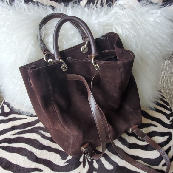 Calvin Klein suede handbag - Picture 2 of 5